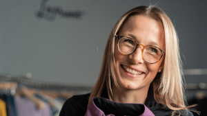 Portrait der LaMunt Gründerin Ruth Oberrauch.