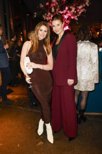 Mareile Höppner und Laura Wontorra bei Frauen100 am 25. Januar 2024 in Berlin