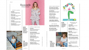 Inhalt finanzielle 04 / 2024, Ausgabe Cathy Hummels