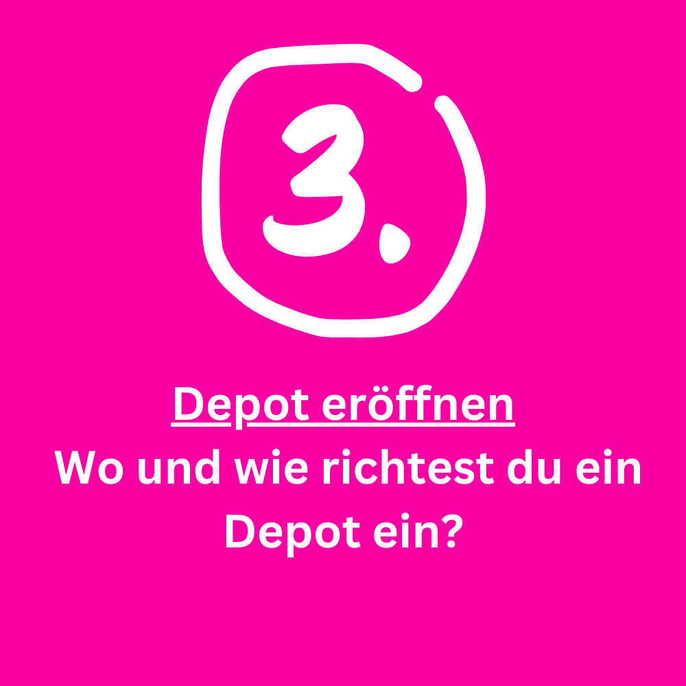finanzielle Finanz Bootcamp Depot eröffnen