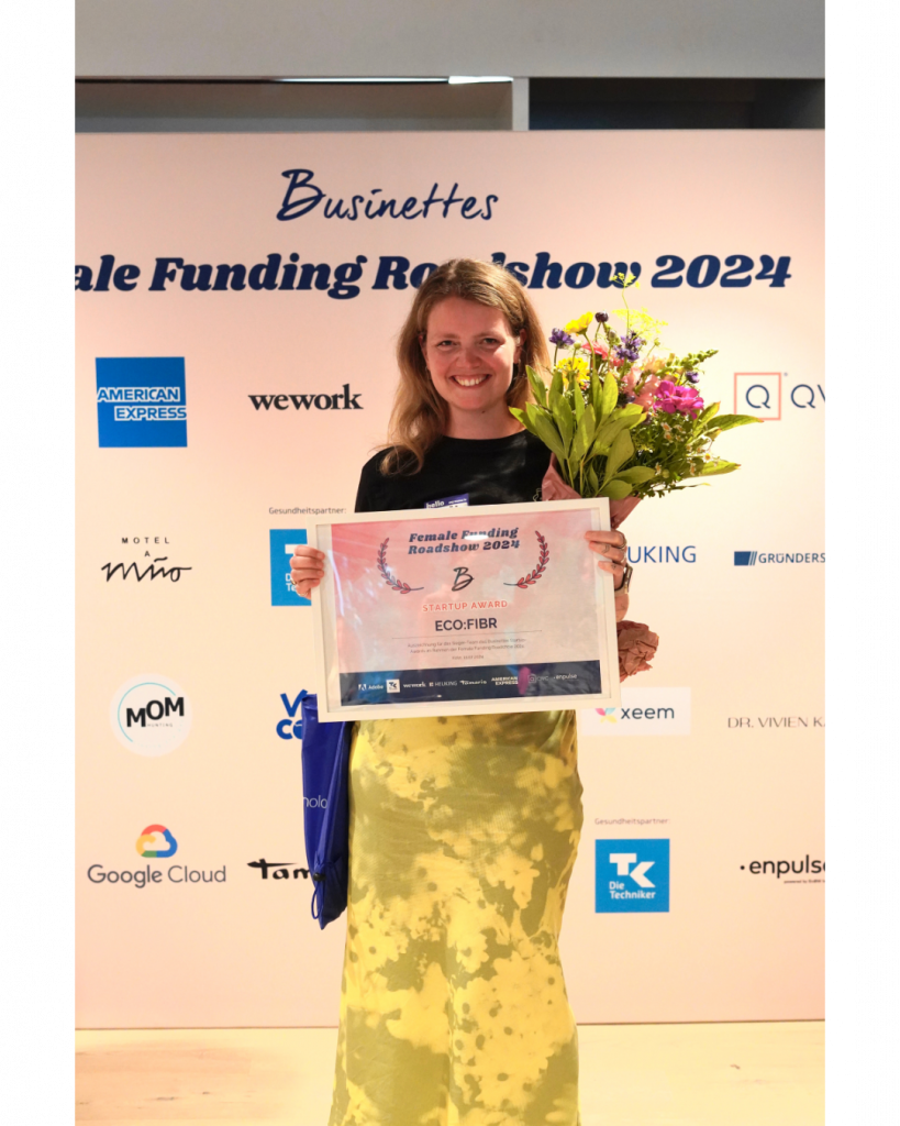 Michelle Spitzer von eco:fibr bei Female Funding Roadshow von Businettes