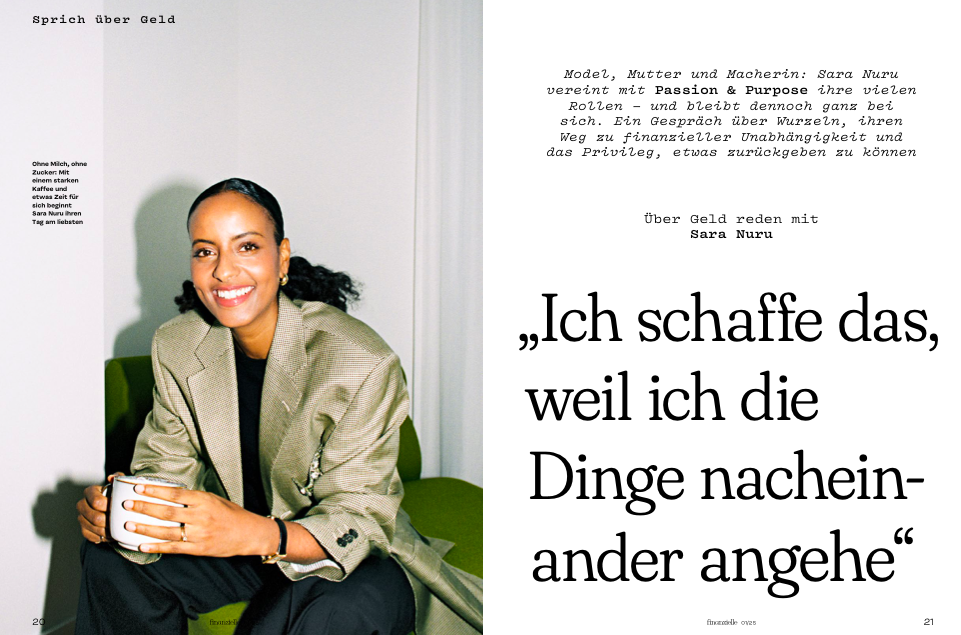 Sara Nuru im Interview mit finanzielle
