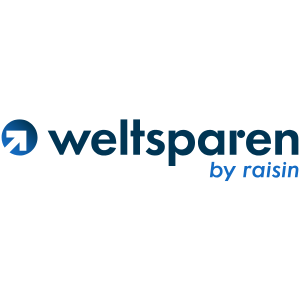 Logo weltsparen by raisin Partner von finanzielle
