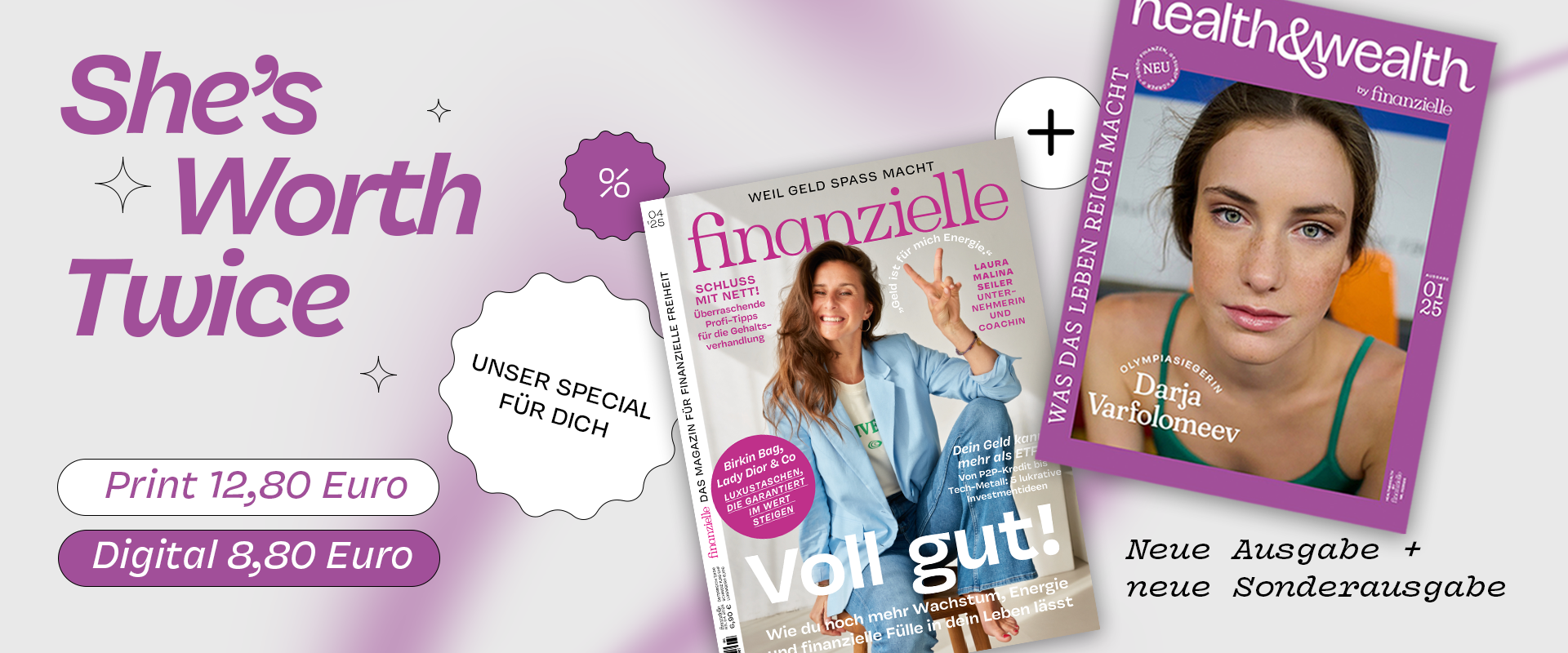 Die neue finanzielle und die Ausgabe Health & Wealth