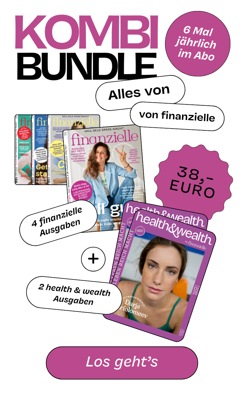 das finanzielle Kombi-Bundle mit den health & wealth und finanzielle Ausgaben