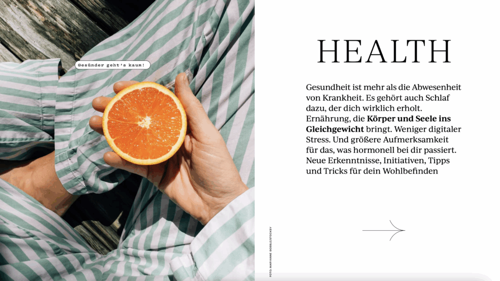 health & wealth by finanzielle – das neue Magazin für Finanzen und Gesundheit