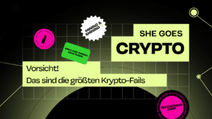 Grafik für die Krypto-Kolumne: Es geht um Krypto-Fehler