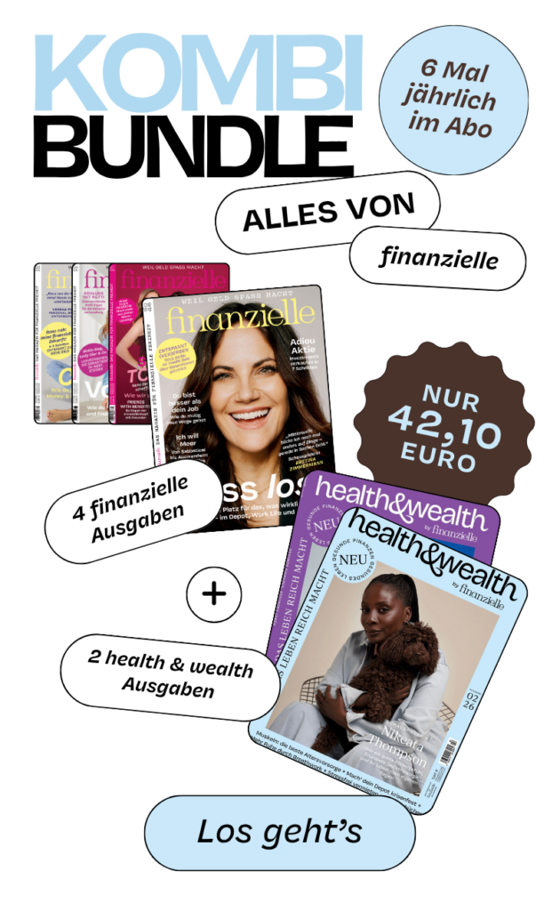 Kombi Bundle 4x finanzielle Ausgaben + 2x health & wealth Ausgaben