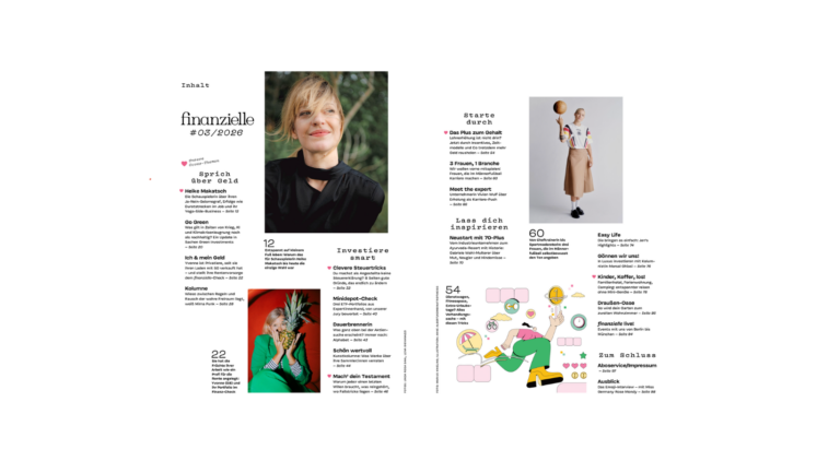 Neue Ausgabe finanzielle 03/2026: Ein Blick ins Inhaltsverzeichnis