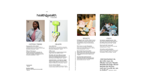 Inhaltsverzeichnis Magazin health&wealth by finanzielle