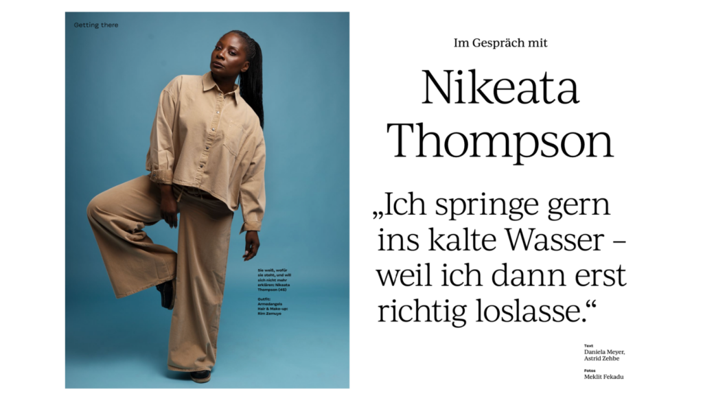 Nikeata Thompson im Interview mit health&wealth by finanzielle