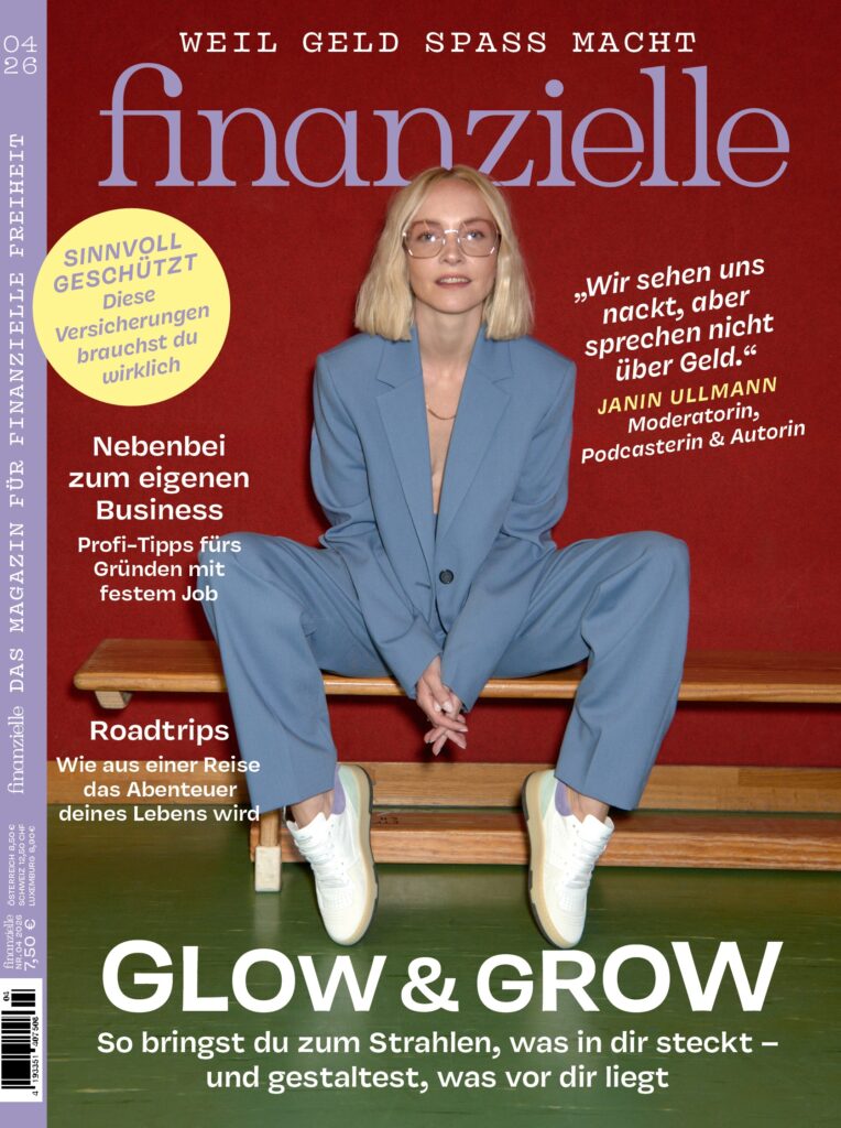 Neue Ausgabe finanzielle mit Janin Ullmann auf dem Cover